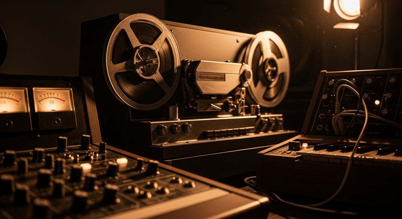 Dark studio equipment
