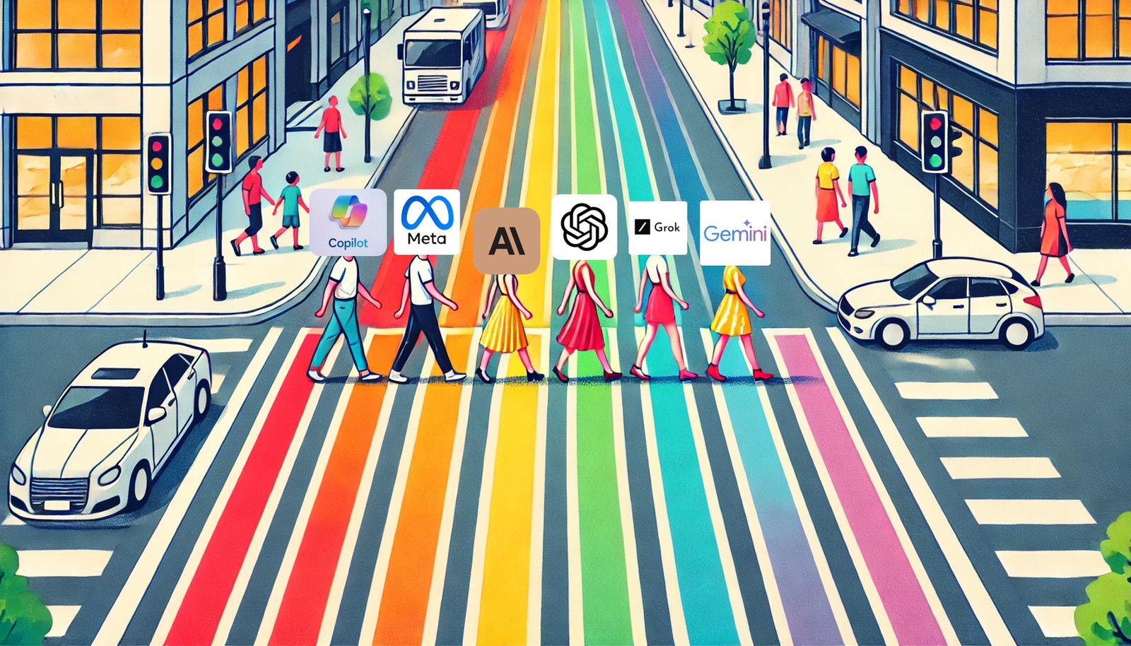 AI model research illustration